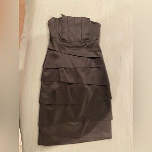 White House black market strapless dress